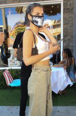 CHANTEL JEFFRIES and ALISSA VIOLET at The Ivy in West Hollywood 08/25/2020
