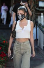 CHANTEL JEFFRIES and ALISSA VIOLET at The Ivy in West Hollywood 08/25/2020