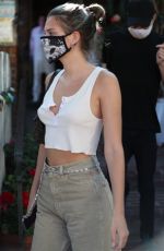 CHANTEL JEFFRIES and ALISSA VIOLET at The Ivy in West Hollywood 08/25/2020