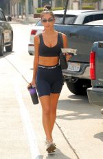 CHANTEL JEFFRIES in Tights Out in West Hollywood 08/18/2020