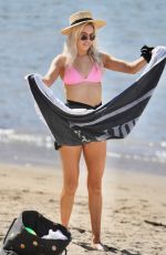 CHARLEY BOND in a Pink Bikini at a Beach at Gold Coast 08/16/2020