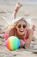 CHARLEY BOND in a Pink Bikini at a Beach at Gold Coast 08/16/2020