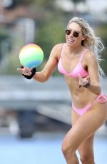 CHARLEY BOND in a Pink Bikini at a Beach at Gold Coast 08/16/2020