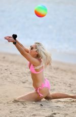 CHARLEY BOND in a Pink Bikini at a Beach at Gold Coast 08/16/2020