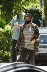 CHARLI XCX and Huck Kwong Wearing Masks and Gloves Out in Los Angeles 08/10/2020