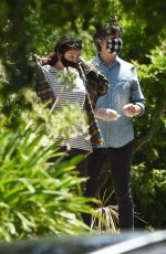 CHARLI XCX and Huck Kwong Wearing Masks and Gloves Out in Los Angeles 08/10/2020