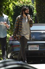 CHARLI XCX and Huck Kwong Wearing Masks and Gloves Out in Los Angeles 08/10/2020