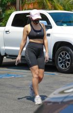 CHARLI XCX in Tights Leaves Massage Envy in Los Feliz 08/18/2020