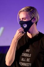 CHARLIZE THERON at Mad Max: Fury Road Drive-in Screening in Los Angeles 07/31/2020