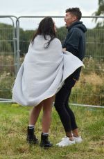 CHARLOTTE CROSBY and Liam Beaumont at Socially Distanced Concert at Outdoor Arena 08/21/2020