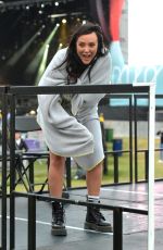 CHARLOTTE CROSBY and Liam Beaumont at Socially Distanced Concert at Outdoor Arena 08/21/2020