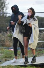 CHARLOTTE CROSBY and Liam Beaumont at Socially Distanced Concert at Outdoor Arena 08/21/2020