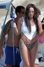 CHARLOTTE CROSBY in Bikini at a Boat in Formentera 08/03/2020