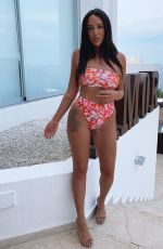 CHARLOTTE CROSBY in Bikini at a Pool - Instagram Photos 08/16/2020 