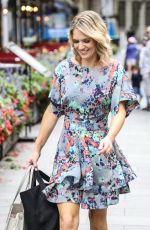 CHARLOTTE HAWKINS Arrives at Global Radio in London 08/17/2020