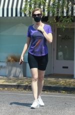 CHARLOTTE KIRK Out and About in Los Angeles 08/19/2020