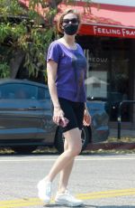 CHARLOTTE KIRK Out and About in Los Angeles 08/19/2020