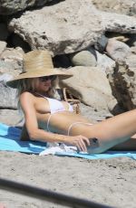 CHARLOTTE MCKINNEY in Bikini at a Beach in Los Angeles 08/27/2020