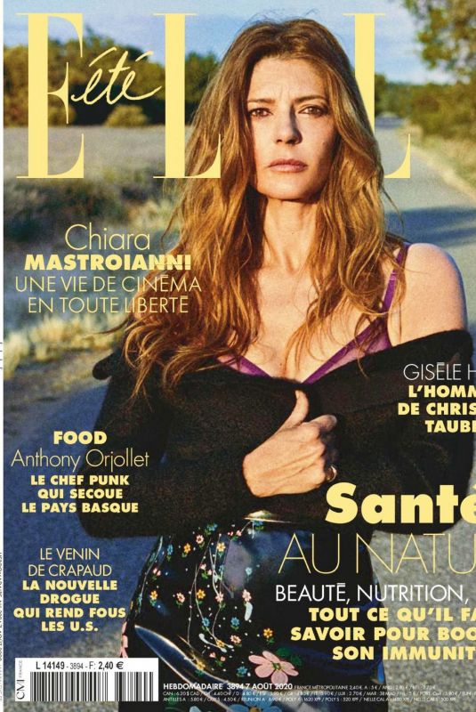 CHIARA MASTROIANNI in Elle Magazine, France August 2020