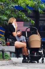 CHLE SEVIGNY Out for Muffin and Iced Coffee in New York 08/12/2020