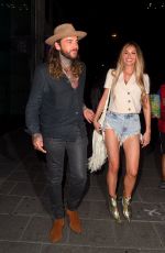 CHLOE SIMS Night Out in Mayfair 08/07/2020