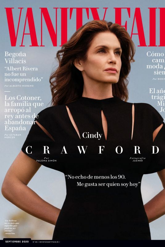 CINDY CRAWFORD in Vanity Fair Magazine, Spain September 2020