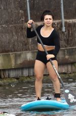 CLAUDIA FRAGAPANE Paddleboarding at Harbourside in Bristol 08/06/2020