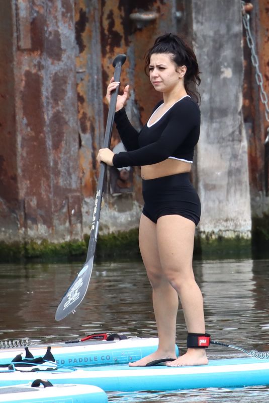 CLAUDIA FRAGAPANE Paddleboarding at Harbourside in Bristol 08/06/2020