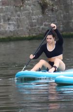 CLAUDIA FRAGAPANE Paddleboarding at Harbourside in Bristol 08/06/2020