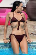 CLELIA THEODOROU in Bikini on the Set of TOWIE in Essex 08/10/2020