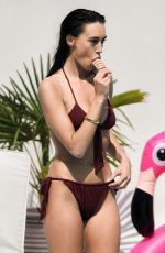 CLELIA THEODOROU in Bikini on the Set of TOWIE in Essex 08/10/2020