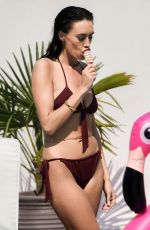 CLELIA THEODOROU in Bikini on the Set of TOWIE in Essex 08/10/2020