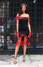 CLELIA THEODOROU on the Set of TOWIE in Essex 08/21/2020