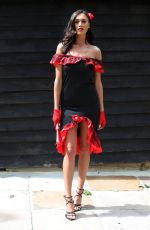 CLELIA THEODOROU on the Set of TOWIE in Essex 08/21/2020