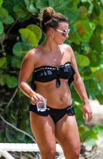COLEEN ROONEY in Bikini at a Beach in Barbados 08/09/2020
