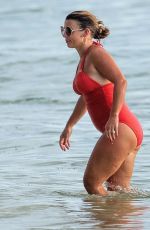 COLEEN ROONEY in Swimsuit at a Beach in Barbados 08/03/2020