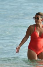 COLEEN ROONEY in Swimsuit at a Beach in Barbados 08/03/2020