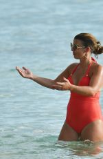 COLEEN ROONEY in Swimsuit at a Beach in Barbados 08/03/2020