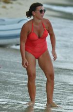 COLEEN ROONEY in Swimsuit at a Beach in Barbados 08/03/2020