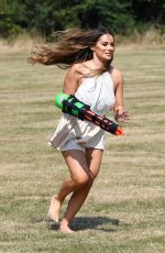 COURTNEY GREEN on the Set of The Only Way is Essex 08/11/2020