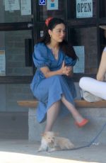 CRYSTAL REED Out for Coffee in Los Angeles 08/25/2020
