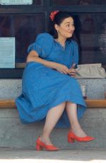 CRYSTAL REED Out for Coffee in Los Angeles 08/25/2020
