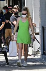 DAKOTA FANNIING Out and About in Los Angeles 08/29/2020