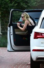 DAKOTA FANNING Leaves Her House in Los Angeles 08/04/2020