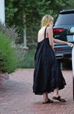 DAKOTA FANNING Leaves Her House in Los Angeles 08/04/2020