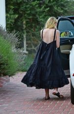 DAKOTA FANNING Leaves Her House in Los Angeles 08/04/2020