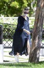 DAKOTA FANNING Out at a Park in Los Angeles 08/02/2020