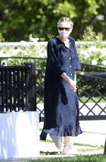DAKOTA FANNING Out at a Park in Los Angeles 08/02/2020