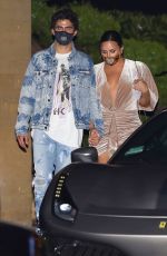 DEMI LOVATO and Max Ehrich at Nobu in Malibu 08/02/2020