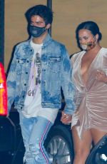 DEMI LOVATO and Max Ehrich at Nobu in Malibu 08/02/2020
